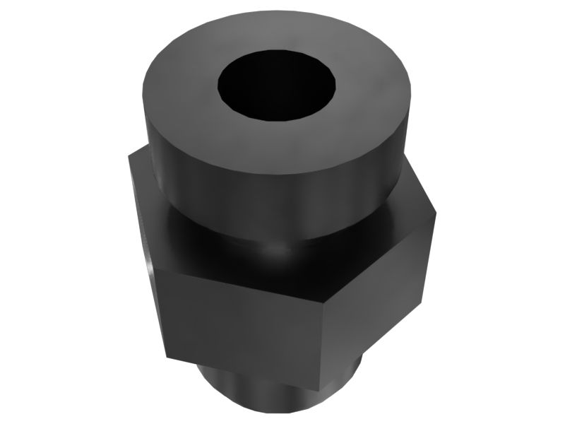 Прямой переходной патрубок длиной 40,70 мм