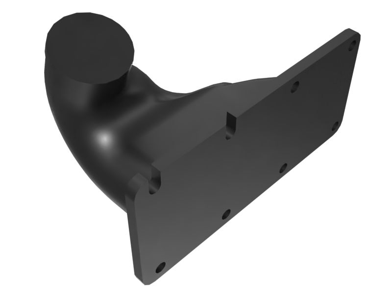 100-8362: КОЛЕНЧАТЫЙ ПАТРУБОК В СБОРЕ