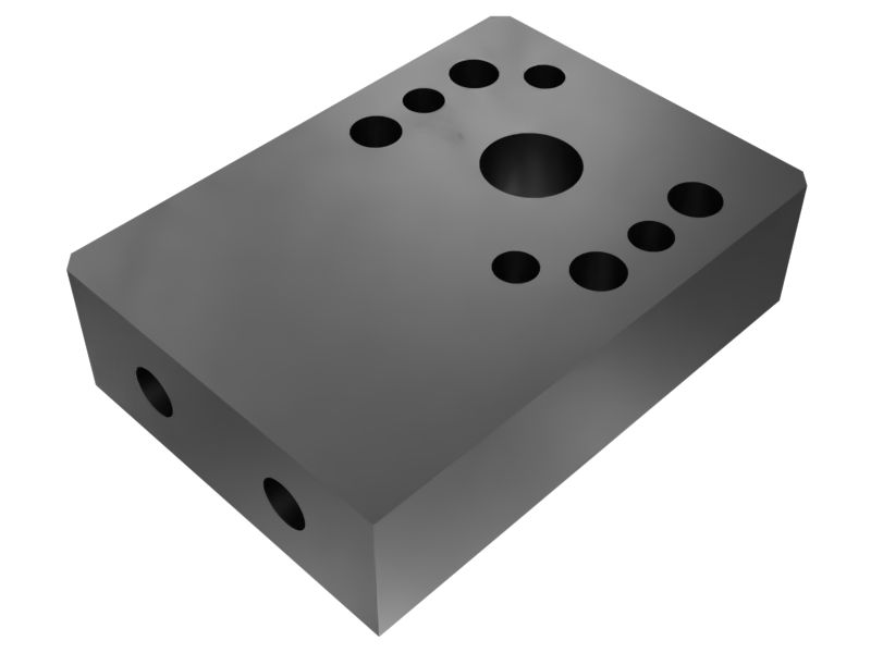 30mm Thickness Control Valve Line Support Plate