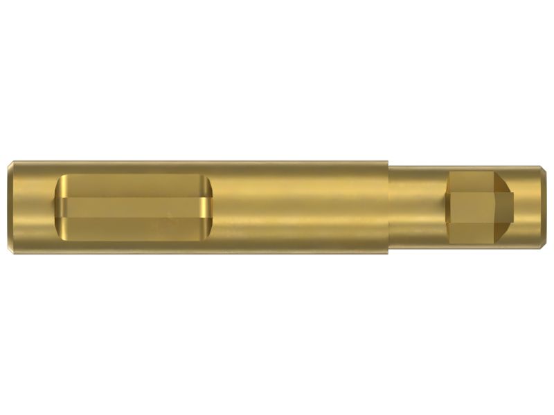 Приводной вал с наружной резьбой длиной 26,97 дюйма