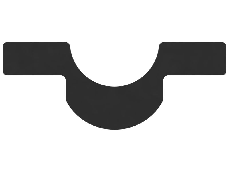 Блок из ковкого чугуна общей длины 169 мм