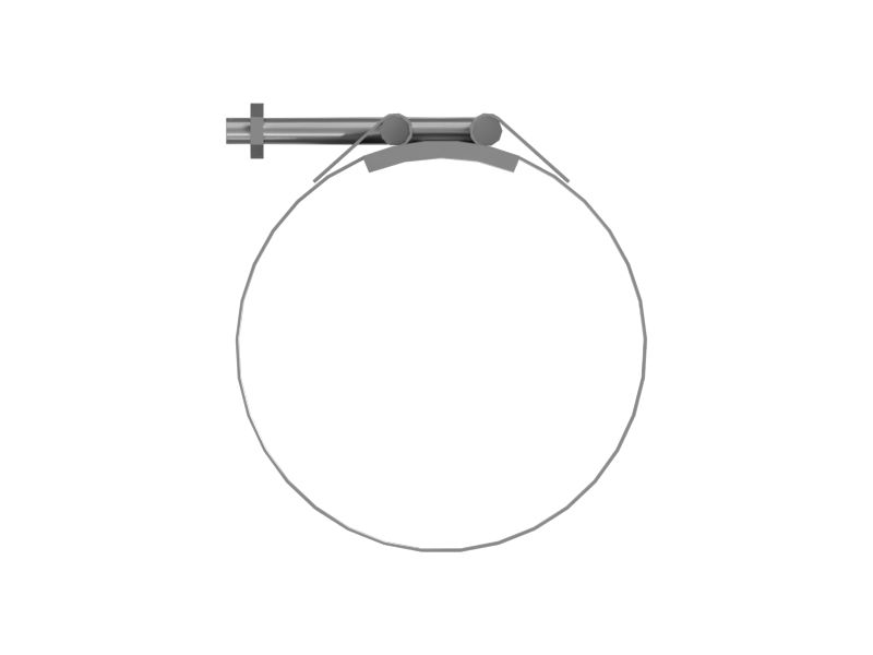 2T-2027: 90.40mm Minimum Internal Diameter T Bolt Clamp 2T2027 купить