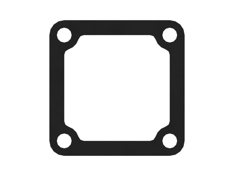 Прокладка на впуске радиатора толщиной 0,8 мм