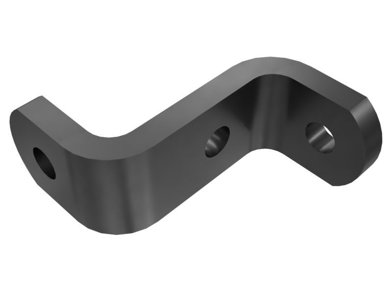 164-1435: Pelat Kontrol Tangan Hidraulik Tebal 8 mm