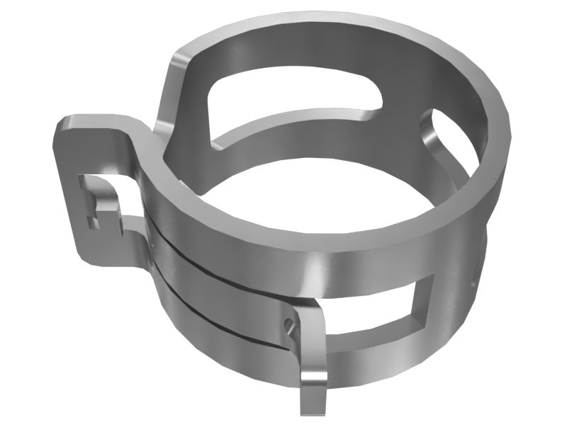 521-6104: 1.6mm Thick Spring Band Clamp