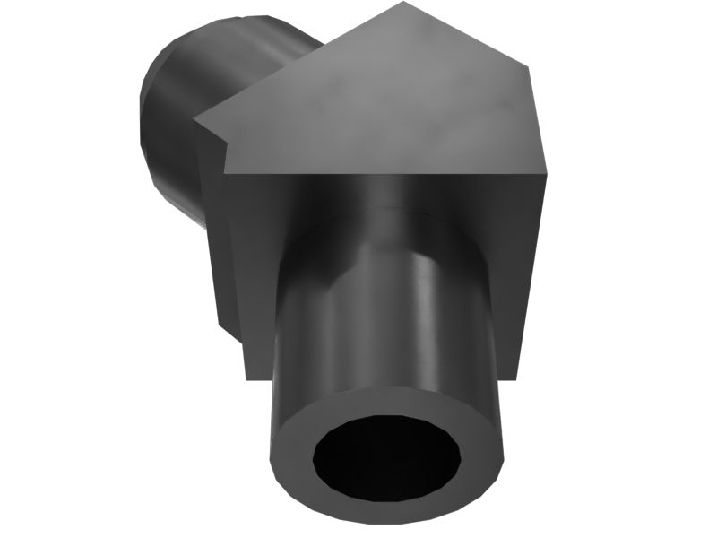 Переходной коленчатый патрубок для транспортировки жидкости под углом 45 градусов