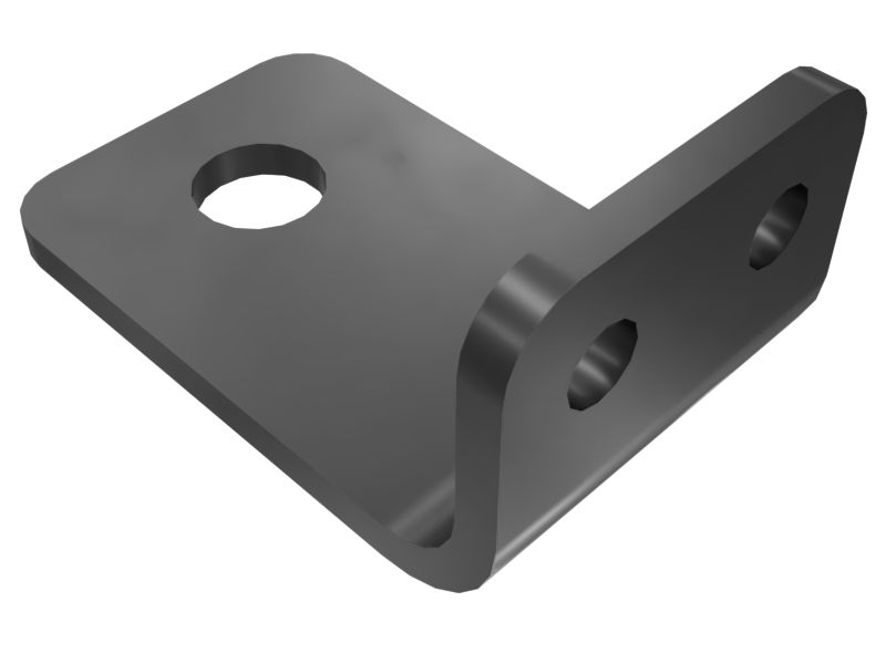 6mm Thick Fire Suppression Lines Mounting Plate