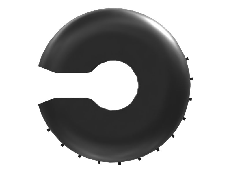 Уплотнение с двойным фланцем (минимальный внутренний диаметр 6 мм)