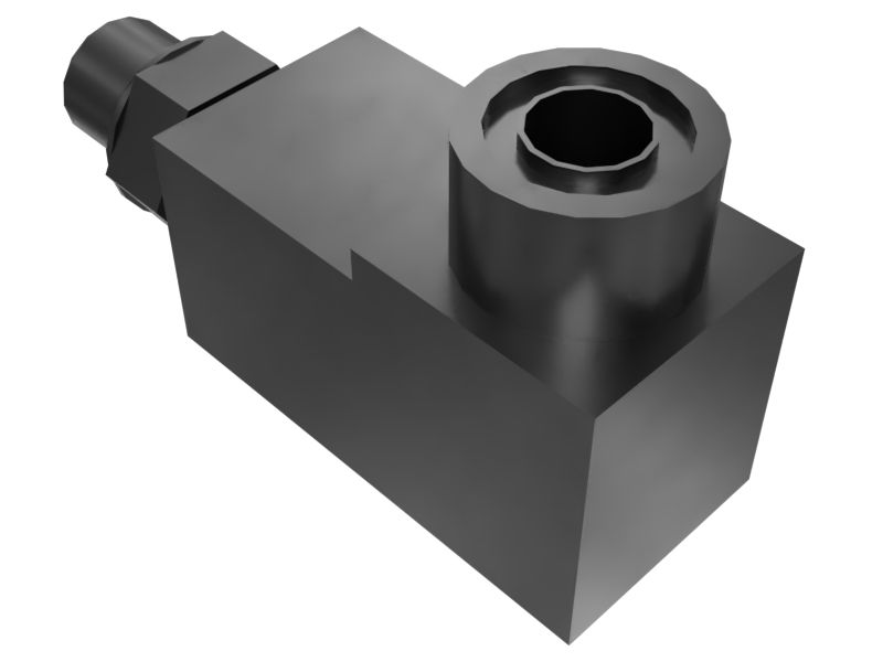 Переходной коленчатый патрубок 90° (ORFS/STOR)