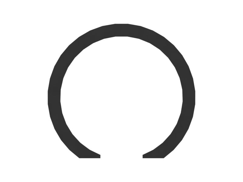 Стопорное кольцо, внутренний диаметр 1,812