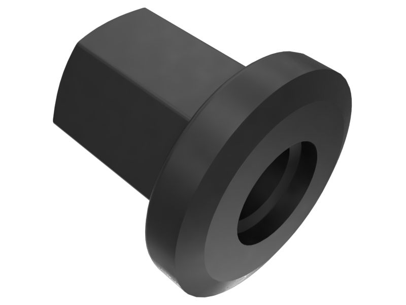 Шестигранная фланцевая гайка M16 x 2 мм