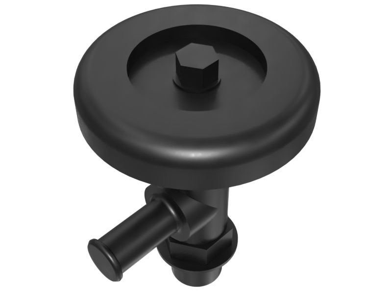 Запорный шаровой кран с резьбой 9/16