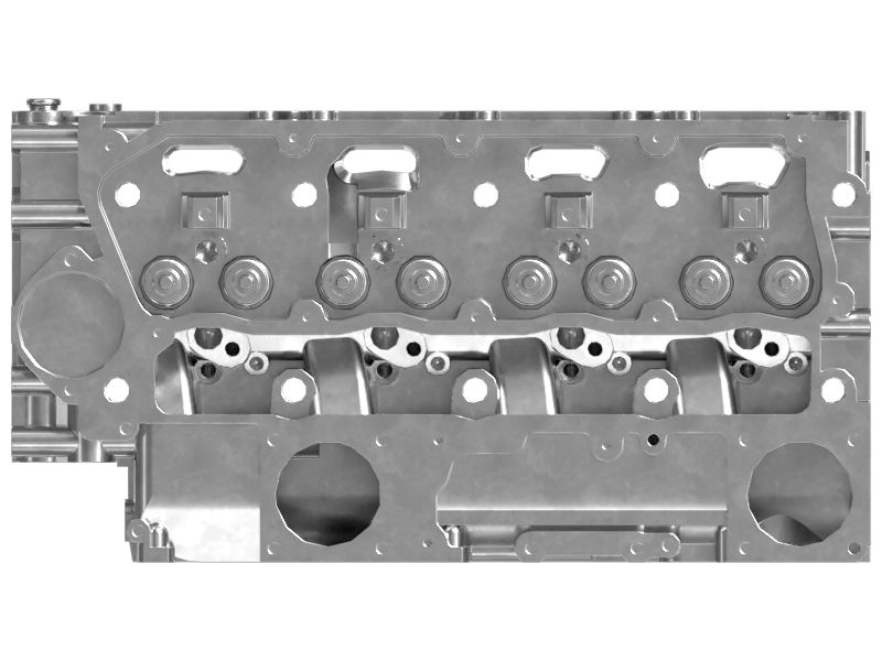 Головка блока цилиндров двигателя