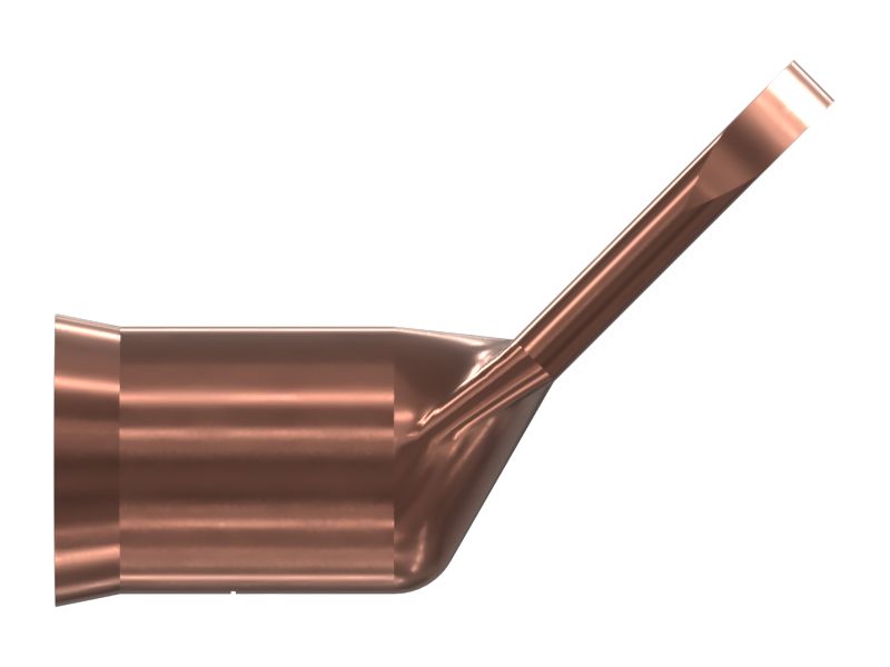 3/8 M10 45 Degree Ring Terminal