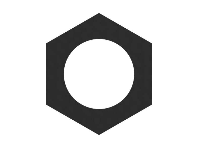 Шестигранная контргайка 1 1/2''-12