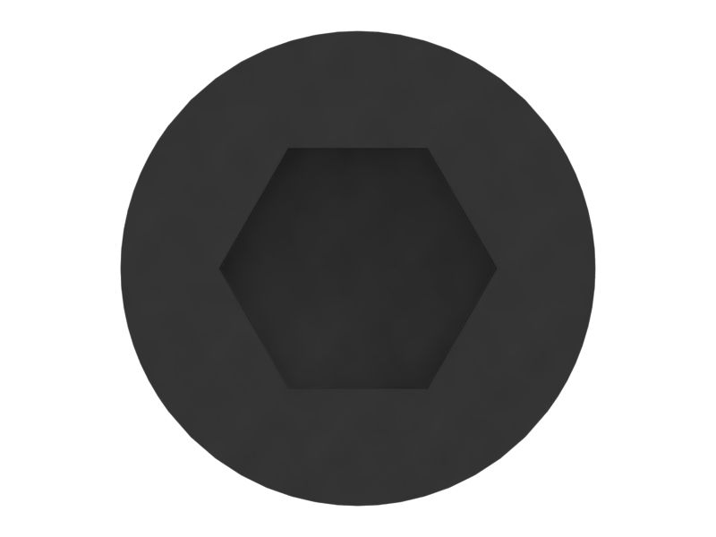 Заглушка с шестигранной головкой и резьбой 1/8-27 NPTF