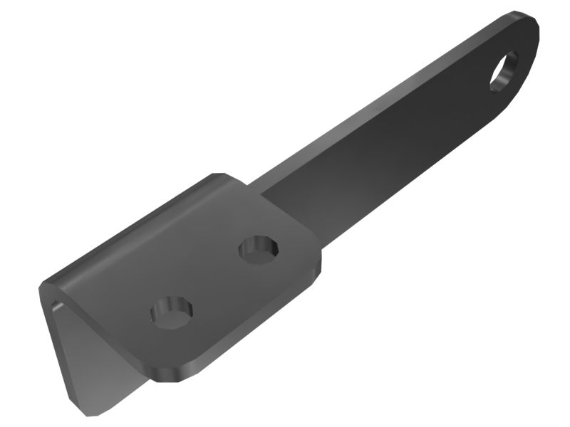 528-6351: 6mm Thick Fire Suppression Lines Mounting Plate