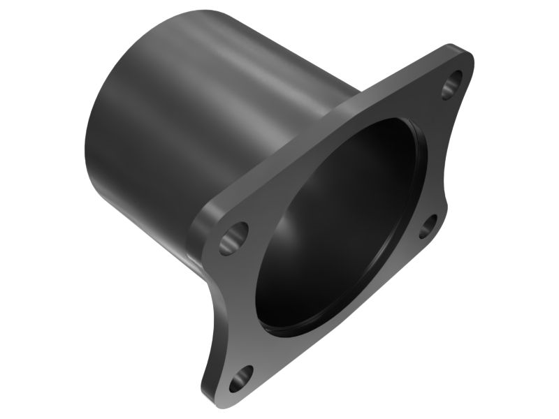 98.3mm Inner Diameter Catalyst Exhaust Pipe