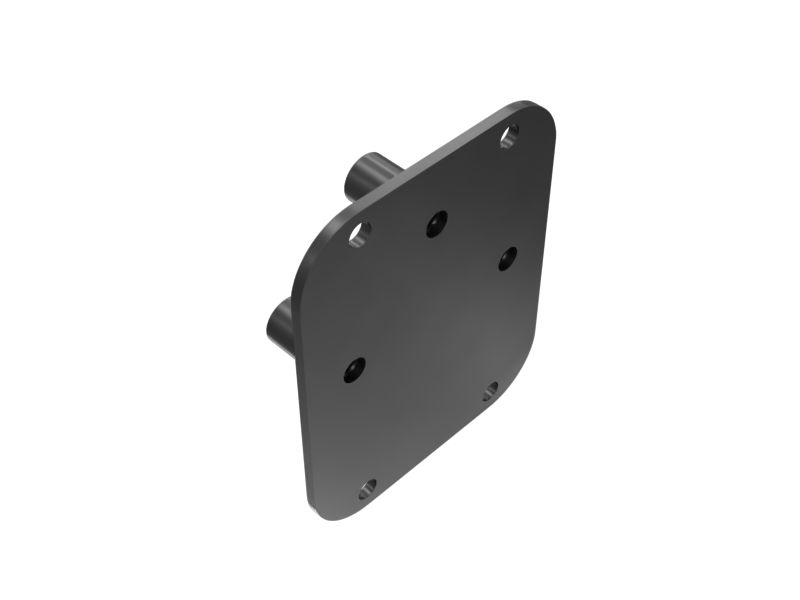 637-1942: 5mm Thickness Fuel Lines Mounting Plate 6371942 Caterpillar