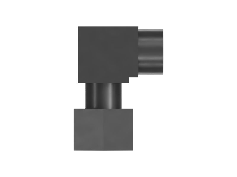 90-град. переходной коленчатый патрубок, резьба 1-14 X 1-14