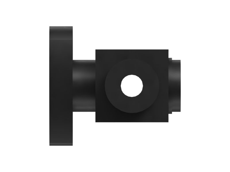 Латунный штекерный клапан с резьбовым концом длиной 52 мм