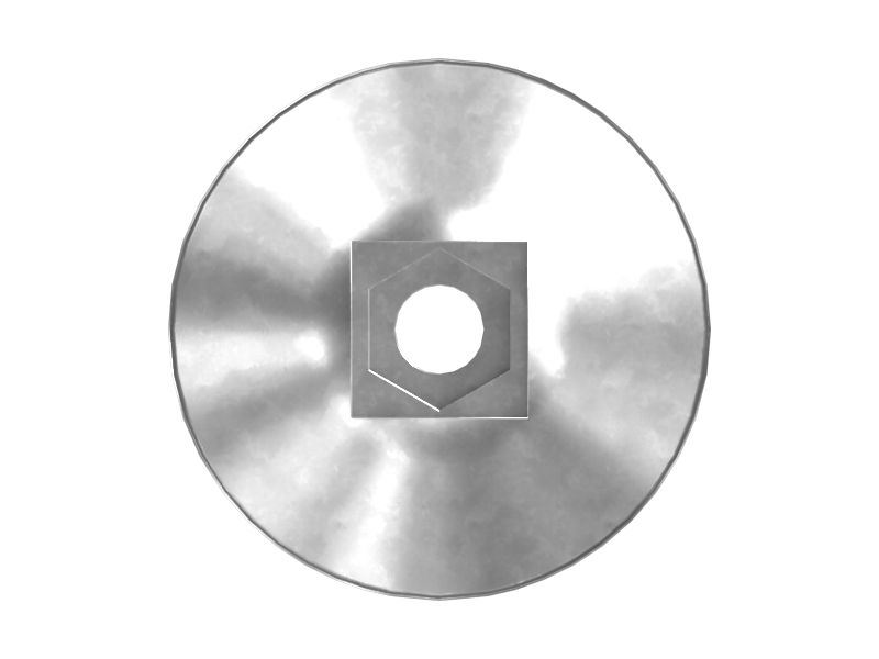 Фиксатор крепления стекла с наружным диаметром 40 мм