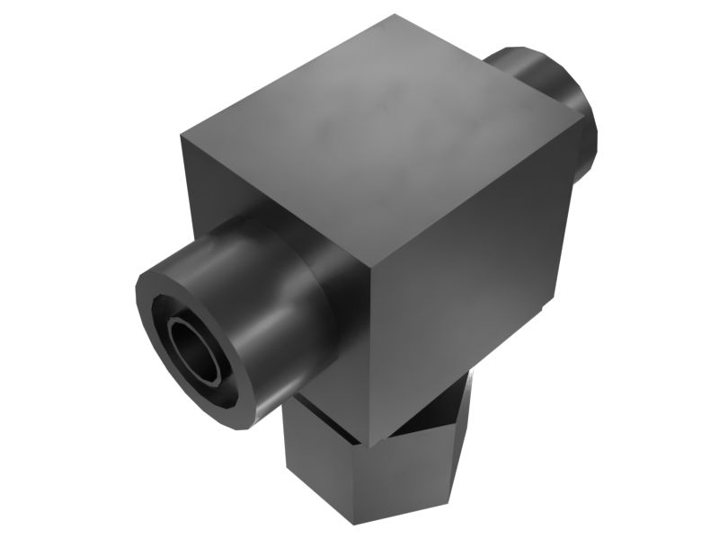 6V-9843: Шестигранный переходной тройниковый патрубок жидкостной системы 20,64 мм