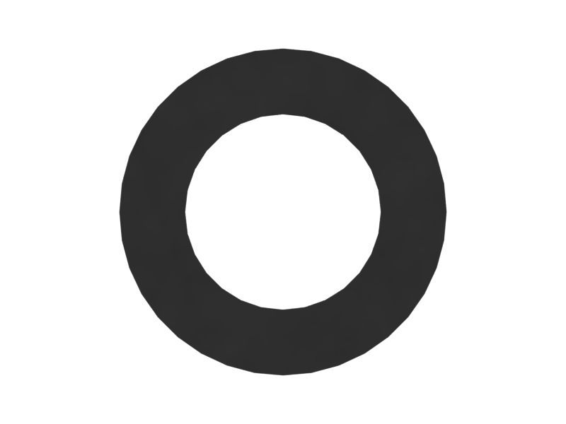 Шайба оси коромысла