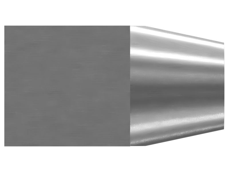 Переходной коленчатый патрубок, 90 градусов, длина 33,30 мм