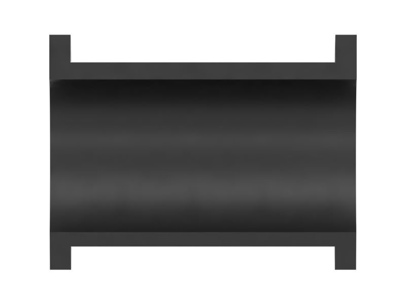 Двухфланцевая половинная прокладка длиной 29 мм