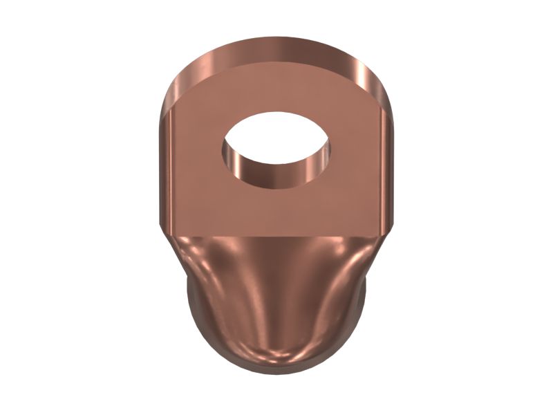 3/8 M10 45 Degree Ring Terminal