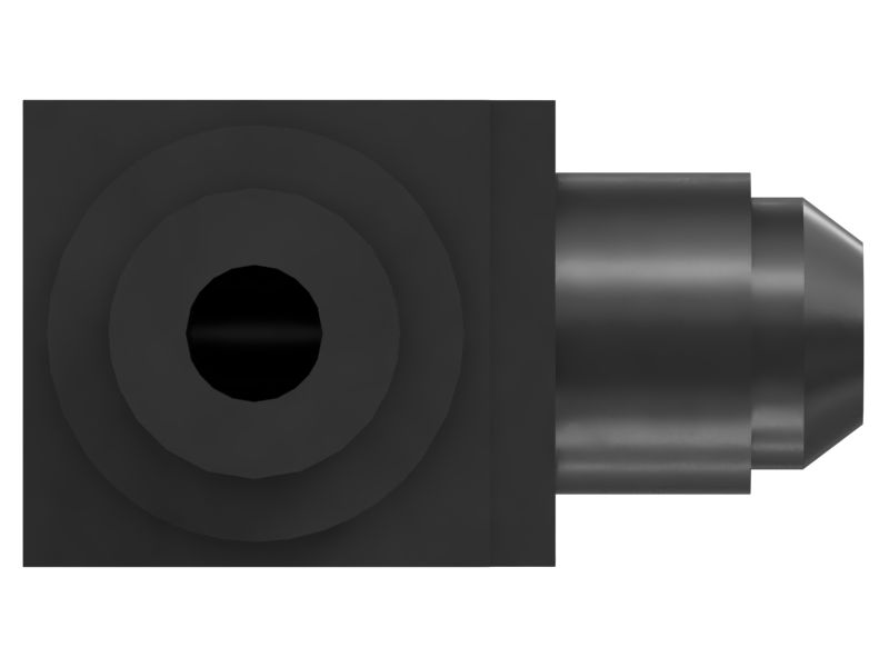 Переходной коленчатый патрубок с углом 90 градусов, длина 30,30 мм