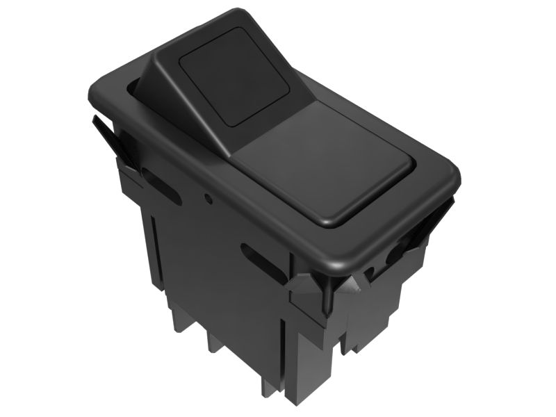 Двухполюсный кулисный переключатель стояночного тормоза