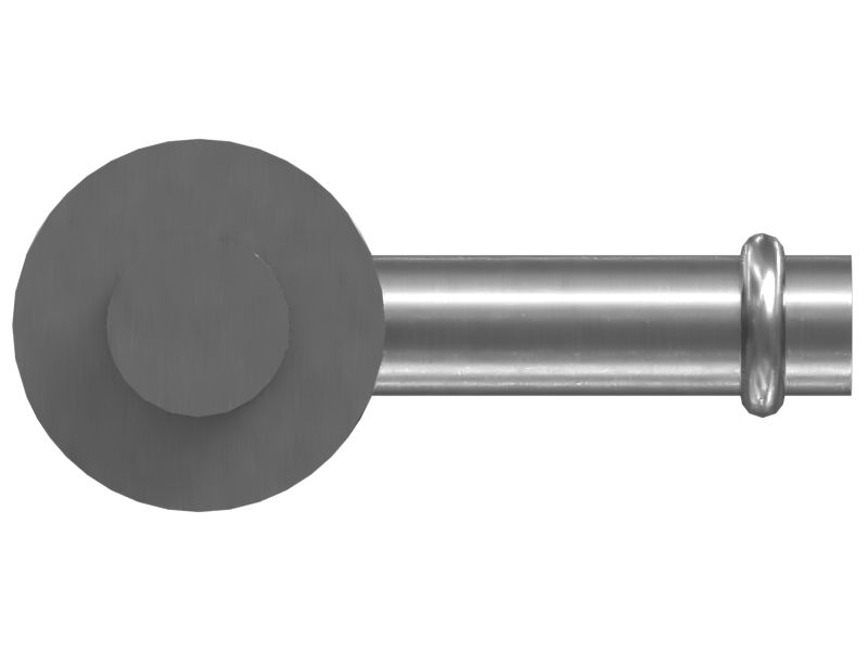 Переходной коленчатый патрубок на 90 градусов длиной 46 мм