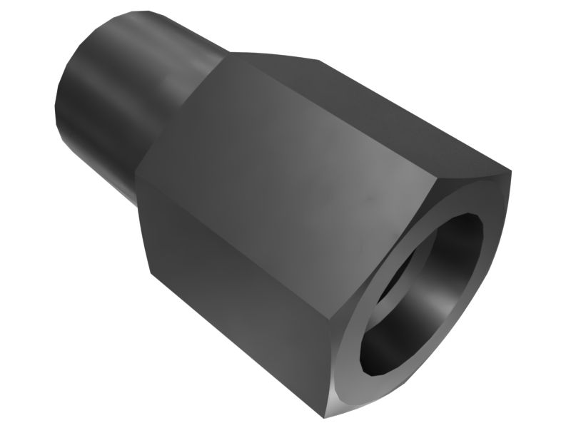 Прямой адаптер с шестигранной головкой 1/4-18 NPTF