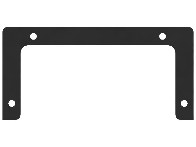 Rear Frame Rail Wiring Box Supporting Plate