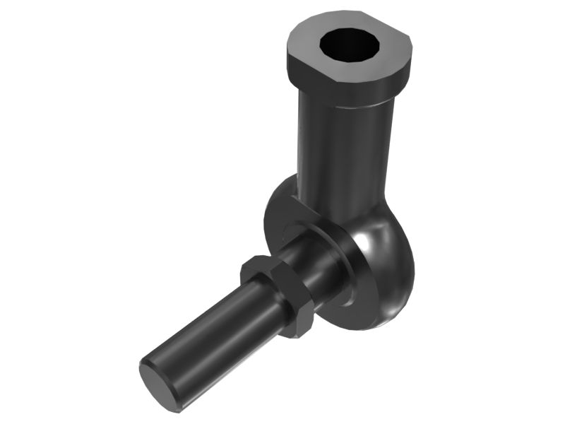 Сферическая головка штока со шпилькой, M10x1,5