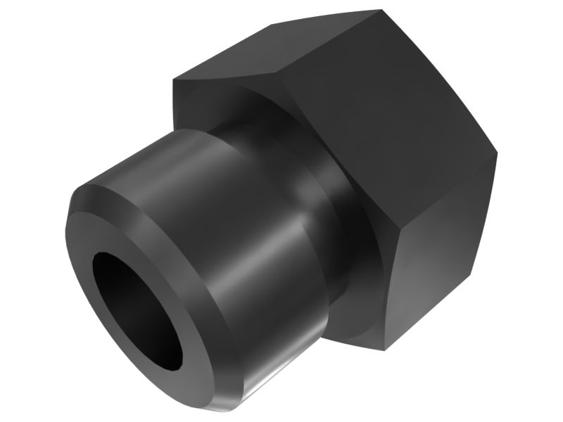 Прямой переходник с шестигранной головкой (9/16-18 X 1/8-27 NPTF)