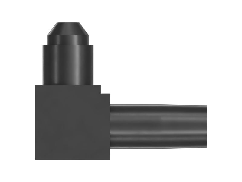 Коленчатый переходник 90 градусов длиной 29,70 мм