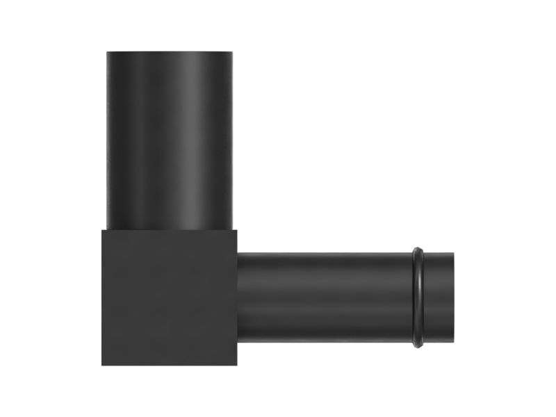 Коленчатый переходник под углом 90 градусов, длина 55 мм