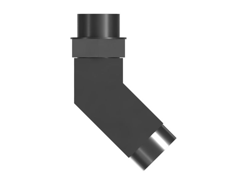 КОЛЕНЧАТЫЙ ПАТРУБОК 45 ГРАД.