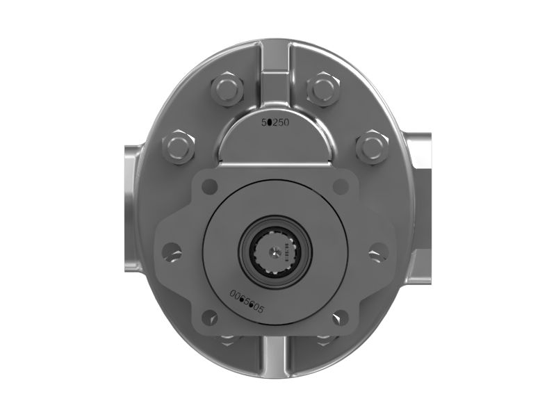 2-секционный передний и задний шестеренчатый насос.