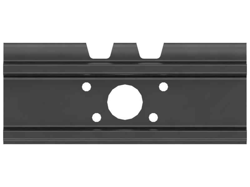 Башмак траковой ленты с двойными грунтозацепами