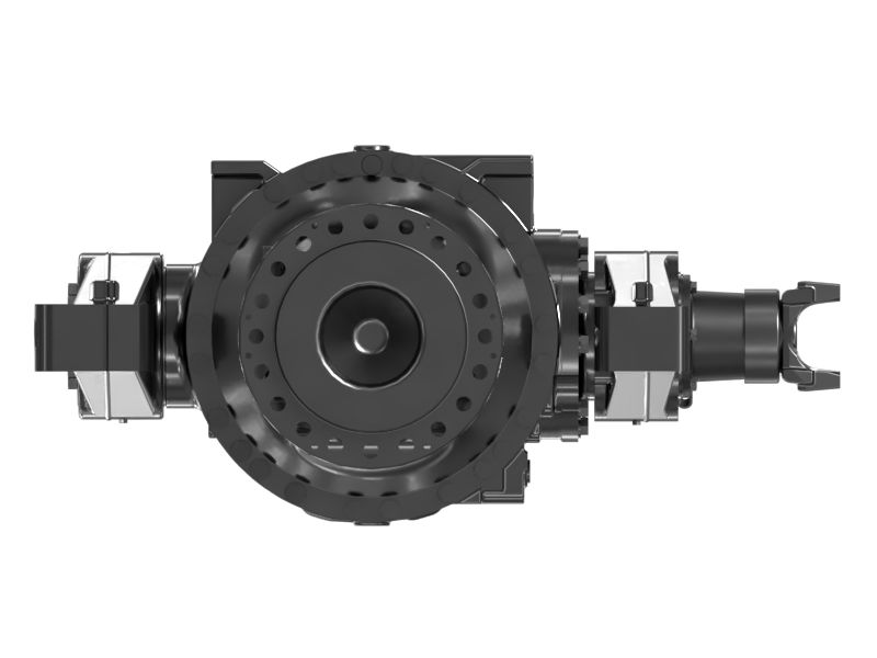 Open Differential Oscillating Axle