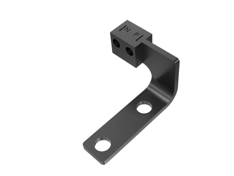637-9543: Stick Lubrication Lines Support Bracket