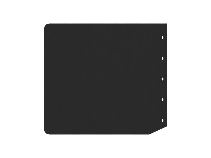 Брызговик из волокна и резины толщиной 6,4 мм