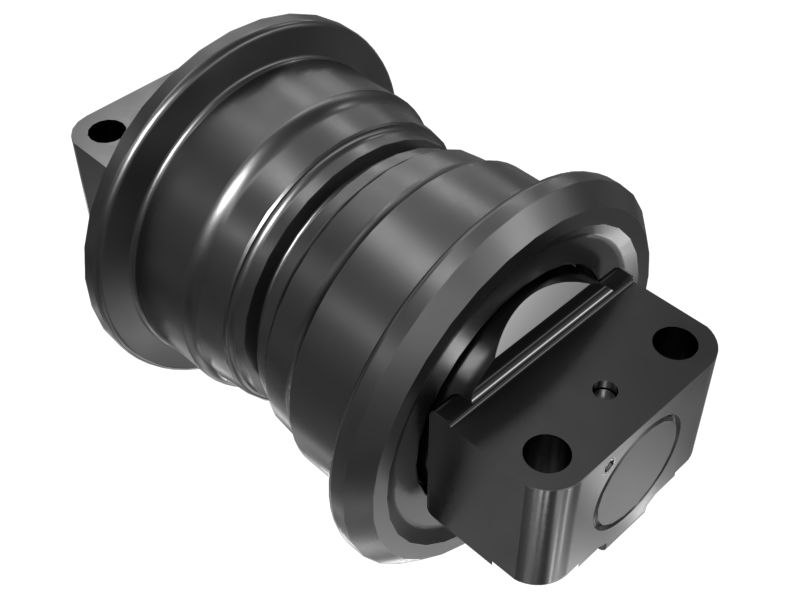 Одноребордный опорный каток