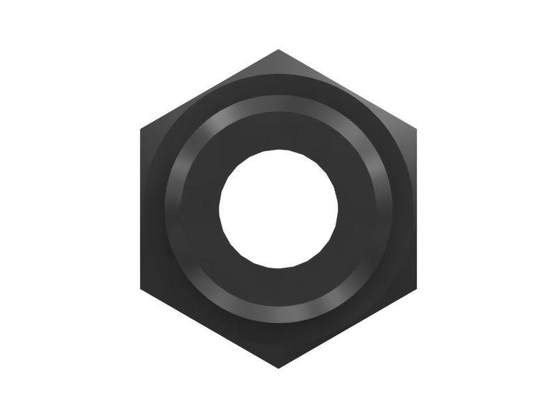 Прямой переходник с шестигранной головкой (9/16-18 X 1/8-27 NPTF)