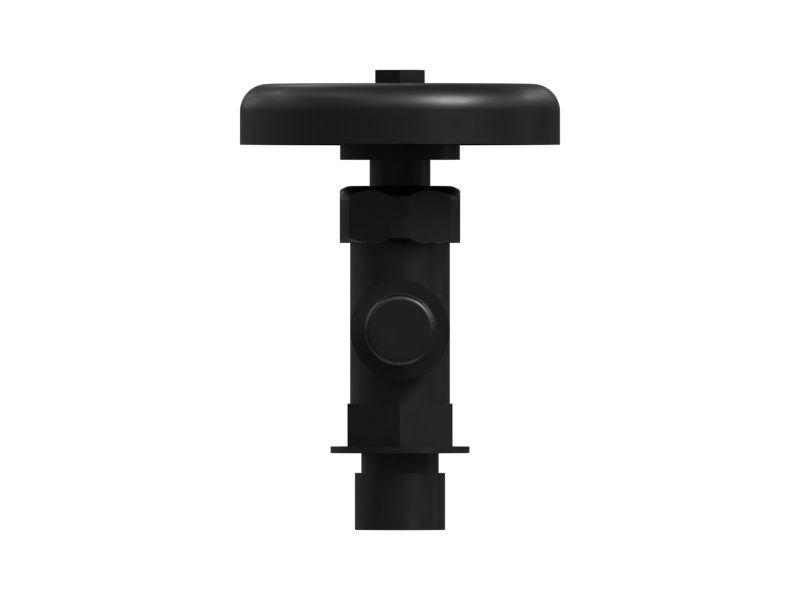 Запорный шаровой кран с резьбой 9/16