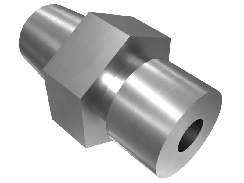 9X-0263: 1/8-27 NPTF to STOR Hex Head Straight Adapter | Cat 9X-0263: 1/8-27 NPTF to STOR Hex Head Straight Adapter | Cat